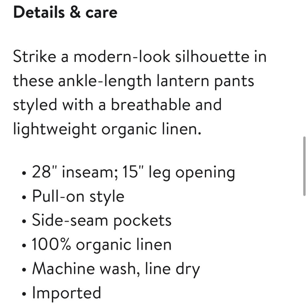 Linen pants - Picture 4 of 10